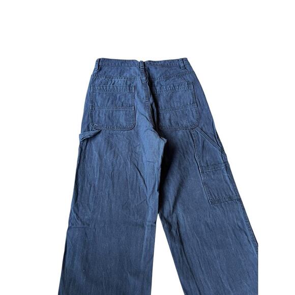 BRAIN DEAD - Women’s DOUBLE KNEE‎ UTILITY PANT - Carpenter - NAVY - size 25 - Picture 11 of 12